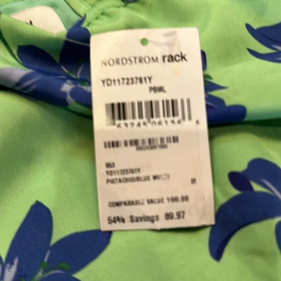 Likely Mini Charlotte Dress In Green Petal. NWT. Size 10 - Picture 13 of 13